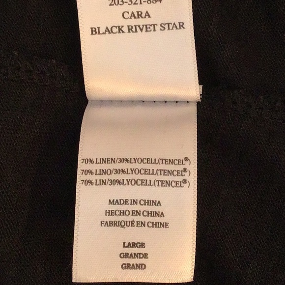 Rails Cara Black Rivet Star Short Sleeve Top - Picture 7 of 7